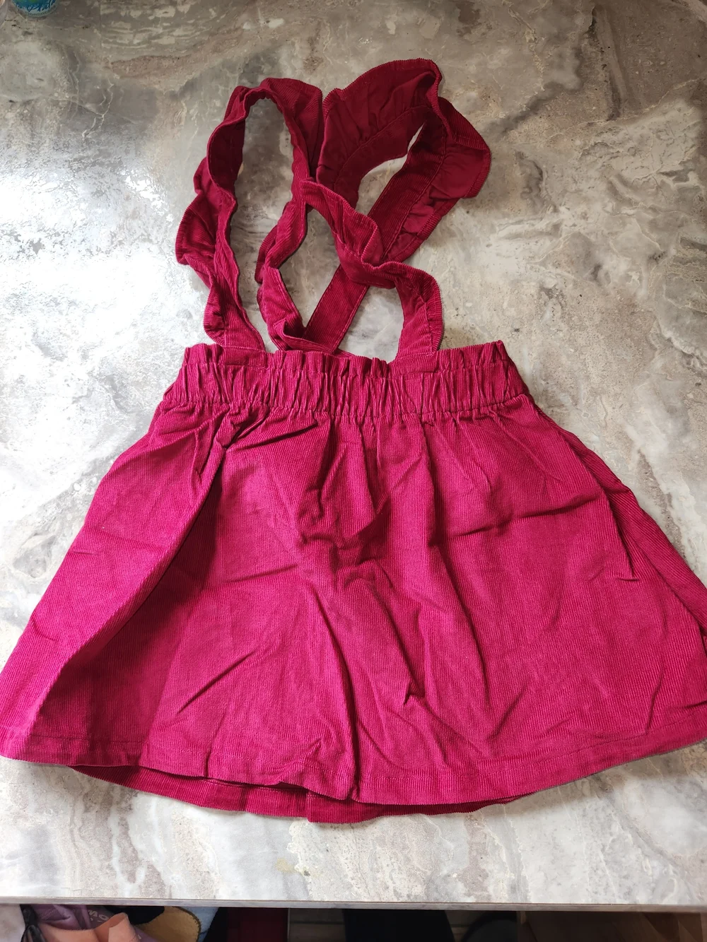 Carter's Ruffle Suspender Skirt - Deep Pink
